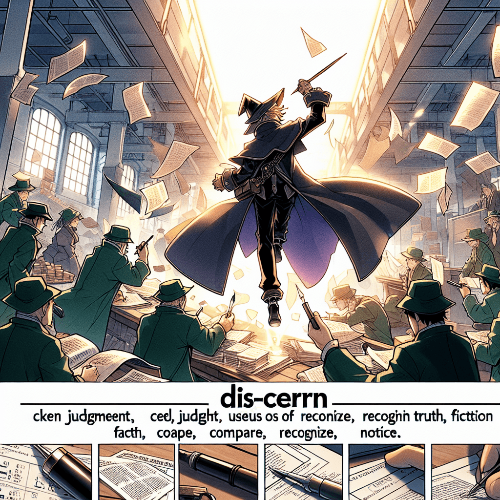 Visual memory aid for Discernment