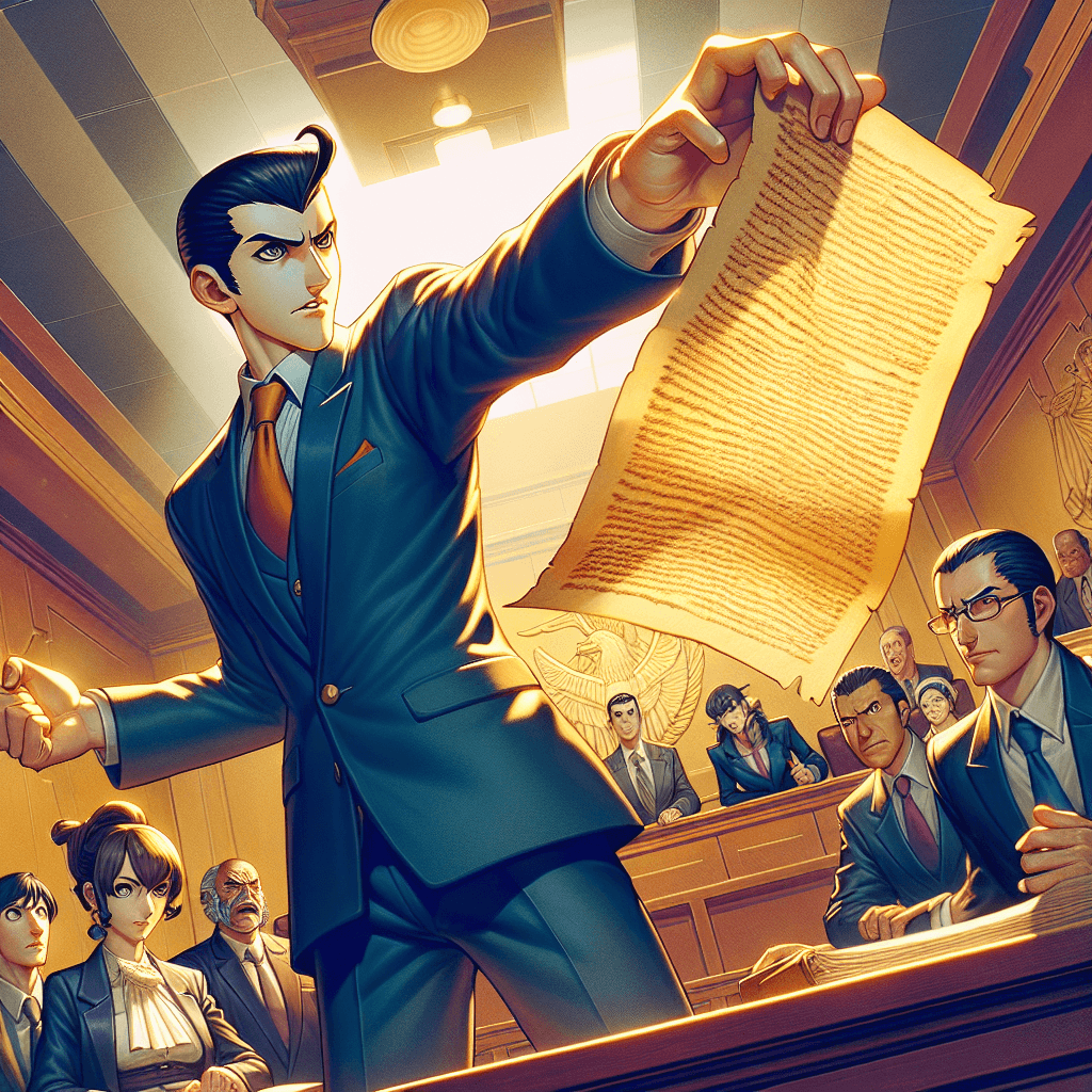 Visual memory aid for Indictment